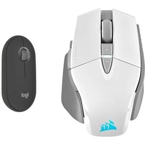 Logitech Pebble Mouse 2 & Corsair M65 RGB ULTRA WIRELESS Afstembare