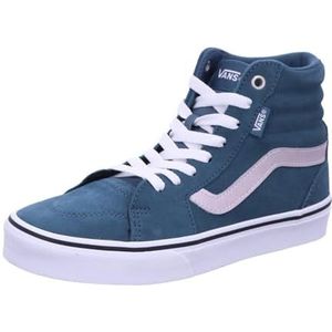 Vans Dames Filmore Hi Sneaker, Metallic zijstreep Blauw, 36 UK, Metallic Sidestripe Blauw, 39 EU