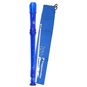 Voggenreiter 1092-5 Voggy'S Plastic Recorder Set Barok Stijl, Blauw, Multi-Color