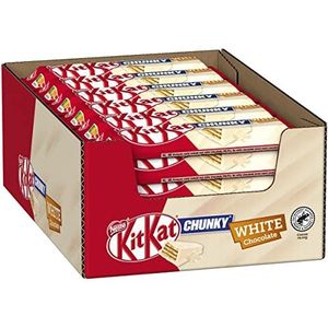 Kitkat Chunky Witte Chocolade Reep - voordeelverpakking - doos met 24 chocoladerepen