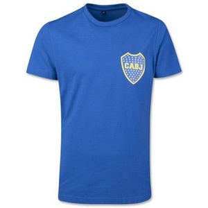 Boca Juniors Officieel Tee Shirt Blue Logo