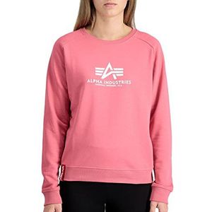 ALPHA INDUSTRIES New Basic Sweatshirt voor dames, Koraal Rood, XL