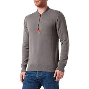 G-STAR RAW Heren Half Zip Pocket Pullover Sweater, Grijs (Granite C868-1468), L