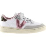 Leren effect sneakers met kinderaanpassing Victoria Oslo