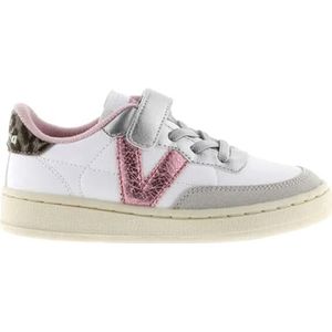 Leren effect sneakers met kinderaanpassing Victoria Oslo