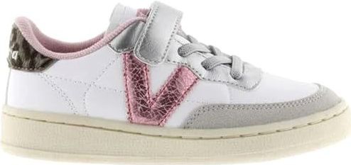 Leren effect sneakers met kinderaanpassing Victoria Oslo