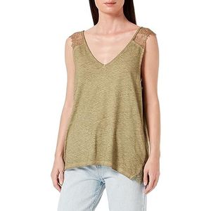 TILDEN top, olijfgroen, militair, S dames, olijfgroen., S