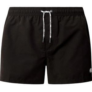 Pepe Jeans Heren RUBBER SWIMSHORT Shorts, Zwart (ZWART), S, zwart., S