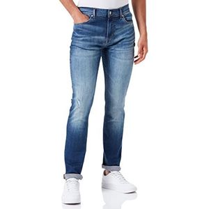 7 For All Mankind Heren Paxtyn Stretch Tek Jeans, Mid Blue, Regular