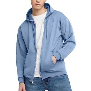 Hanes Heren Hoody - blauw - L