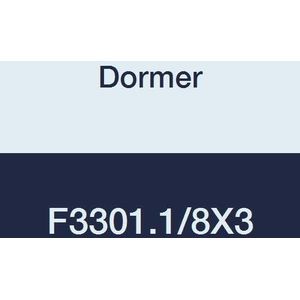 Dormer F3301.1/8X3 Ronde verstelbare matrijzen, Split Type, Helder, UNF1.1/8, High Speed Staal, Nominale D 28.58 mm, Diameter 3"", Hoogte 7/8