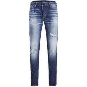 JACK & JONES Jeans voor heren, Blauwe Denim, 32W / 34L