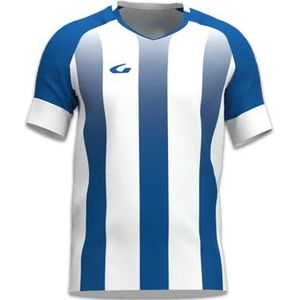 Gems AN04-0305 Hamburg Heren Lange Shirt Wit/Lichtblauw Maat S