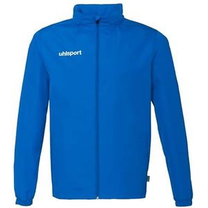 uhlsport Voetbal Essential All-weather jas, regenjas, outdoorjas met capuchon voor spelers en trainers, azuurblauw, L