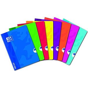 Oxford Openflex oefenboek, geruit 5 x 5 96 pagina's verschillende kleuren A4 (21 x 29,7 cm) diverse kleuren