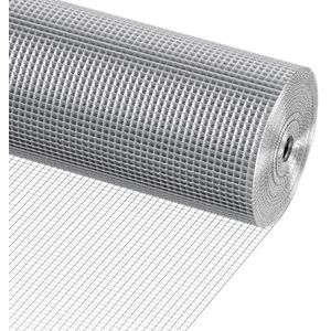 VEVOR Hardware Doek, 1/4 ""48"" x 50ft 23 gauge, Hot Dipped Gegalvaniseerde Wire Mesh Roll, Kippengaas Schermen, Wire Mesh voor Konijnenkooien, Tuin, Kleine Knaagdieren