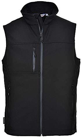 Portwest TK51 Softshell Bodywarmer (3L), Zwart, Grootte L