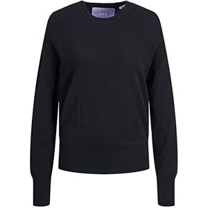 JACK & JONES Dames Jjxx Jxtamy Ls Cashmere Crew Neck Knit Noos Pullover, zwart, XS