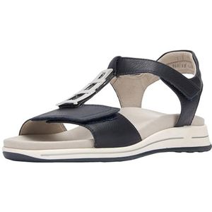 Ara - OSAKA-S - Sandalen - Donkerblauw - Sleehak - Klittenbandsluiting