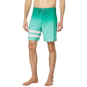 Hurley Phantom-eco Block Party 18'-zwempak voor heren, Tropical Mist, 28