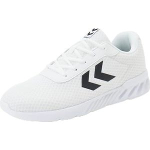 hummel Unisex Legend Runner sneakers, wit, 46 EU, wit, 46 EU