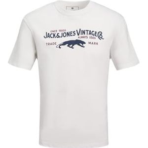 Jack & Jones Jprblumick Ss Tee, cloud dancer, XS