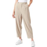 Pants - Chinchilla - Beige - Regular Fit - Hoge Taille - Cropped Lengte