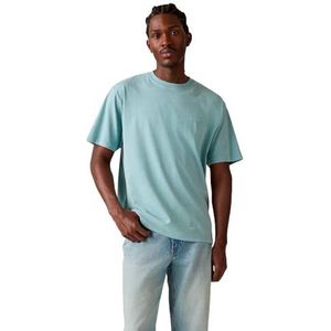 Levi's - A0637-0171 - T-shirt - Blauw - Katoen - Korte Mouwen