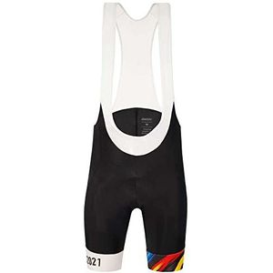 Santini Karma Evo Bib Shorts Splashes Design Flanders 2021 - sportbroek, broek, broek, EC1075GITSPLA, Bi (wit), XS