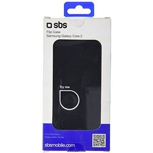 Sbs beschermhoes voor Samsung Core 2, zwart