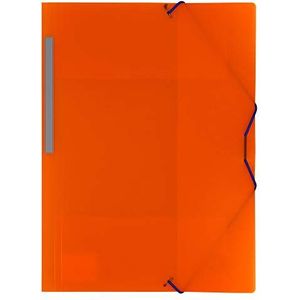 Grafoplás 04801252 ordner met elastiek, oranje, polypropyleen, folio