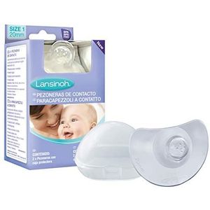 Lansinoh Contact Nipple Shields with Case (20mm Medium)