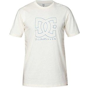 DC Kleding Heren Scratch Star Crew Neck T-shirt met korte mouwen