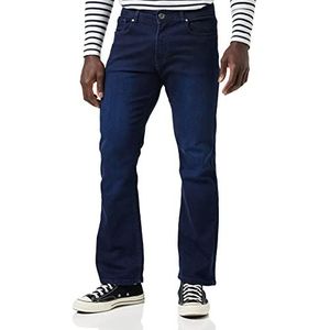 Enzo Bootcut jeans voor heren, Blauw (Indigo Indigo), 36W / 32L