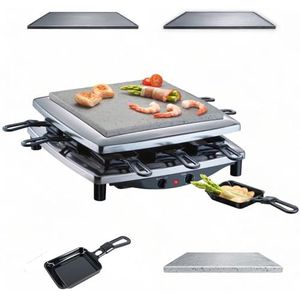 Steba RC 3 Plus - Gourmetstel - Zilver - Zwart