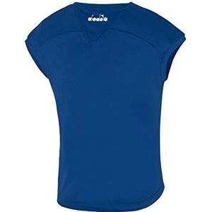 Diadora meisjes, Team T-shirt donkerblauw, wit, S bovenkleding, S