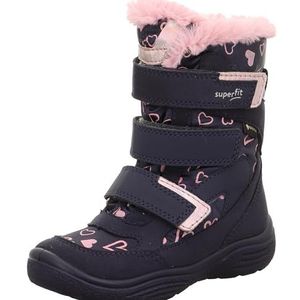 Superfit Sneeuwlaarzen voor meisjes, kristal, warm gevoerd, Gore-Tex, Blauw roze 8020, 33 EU Weit