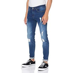 Enzo Jeans voor heren, Zwart (Msw), 42S NL (32W x 30L)
