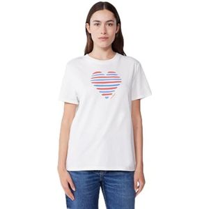 Petit Bateau T-shirt met korte mouwen voor dames, Wit, XS