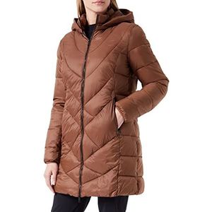 CMP - Woman Parka Snaps Hood, Woman, Camel, 46