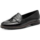 Tamaris - Essentials HW 2025 - Loafers - Zwart - Platte Zolen met Gespdetail