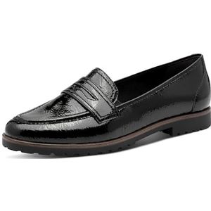 Tamaris - Essentials HW 2025 - Loafers - Zwart - Platte Zolen met Gespdetail