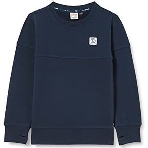 Vingino Jongens Crewneck Basic Logo Sweater, Midnight Blue, 4 Jaar