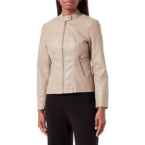 Bestseller A/S ONLNEWMELISA Faux Leather Jacket CC OTW Jacket, Weathered Teak, L, Weathered Teak, L