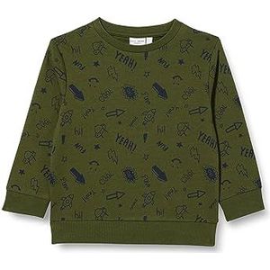 NAME IT Sweatshirt voor jongens, Rifle Green., 110 cm