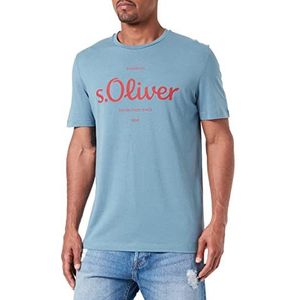 s.Oliver Heren T-shirt met korte mouwen, blauw 52d1, S