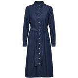 Part Two - Onderjurk - Dark Vintage Denim - Knielang - Met Riem