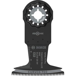 Bosch 1x PRO Multi Material AII 65 BSPIB multitoolzaagblad (voor Hardhout, Met kunststof gecoate platen, Breedte 65 mm, Professional Accessoires Multitool)