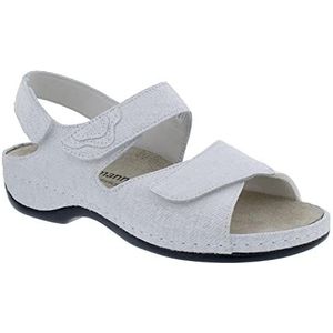 Berkemann Dames Rina sandalen, parelwit, 40 2/3 EU, parelwit, 40.5 EU