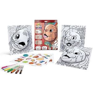 Crayola POPS - 3D-Activiteiten Set, om 3D-tekeningen te Kleuren en te Maken, Creatieve Activiteit en Cadeau voor Kinderen, Puppythema, vanaf 6 jaar, 04-2804